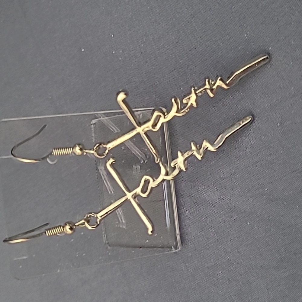 Faith earrings new show your faith with these beautiful earrings
